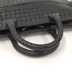 Bottega Veneta 2-Way Shoulder Bag Business Intrecciato Leather Black — view 4