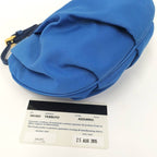 Prada Pouch Nylon Blue 1 N1503 — view 3