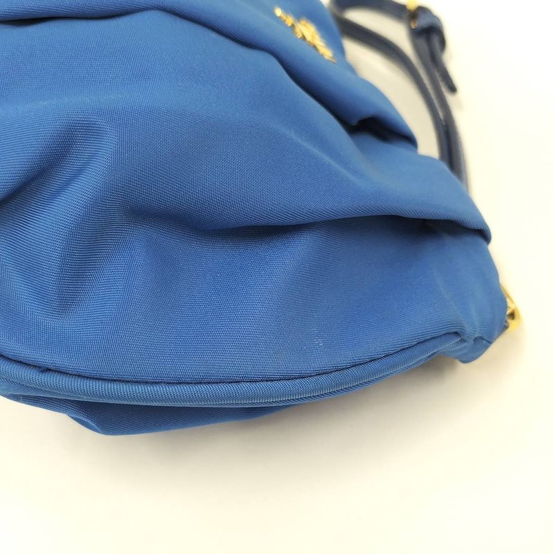Prada Pouch Nylon Blue 1 N1503 — view 5