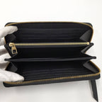 Louis Vuitton Zippy Wallet Round Zipper Long Monogram Empreinte Noir — view 2