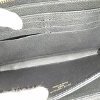 Louis Vuitton Zippy Wallet Round Zipper Long Monogram Empreinte Noir — view 7