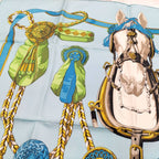 Hermes Scarf Carre 90 Blue — view 3