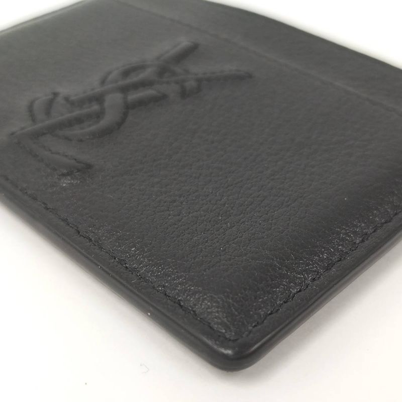 Yves Saint Laurent Card Case Leather Black — view 4