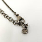 Chanel Necklace Coco Rhinestone Plated Silver 09 — view 8