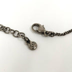 Chanel Necklace Coco Rhinestone Plated Silver 09 — view 7