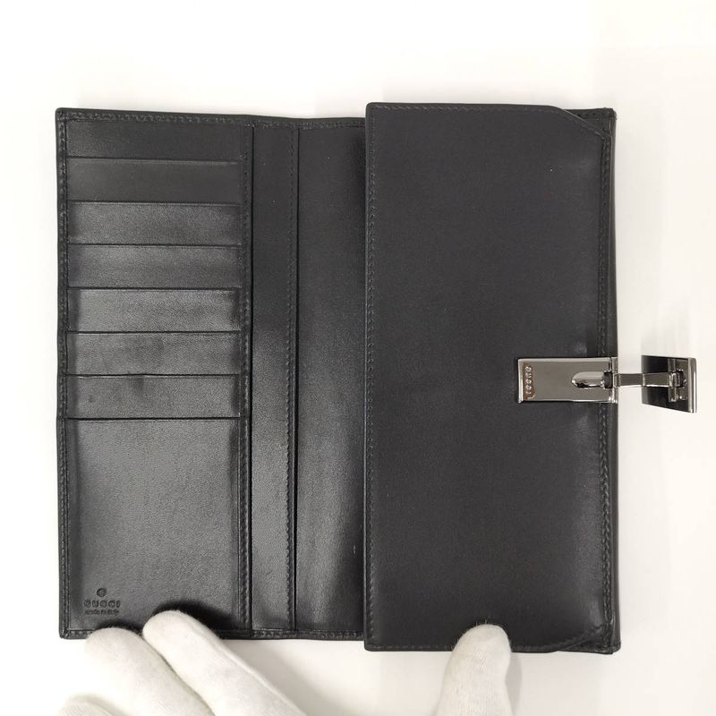 Gucci Bifold Long Wallet Leather Black 035.1502.2243 — view 2