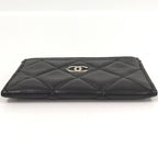 Chanel Classic Card Case Holder Quilted Leather Black Ap0213 — view 8