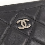 Chanel Classic Card Case Holder Quilted Leather Black Ap0213 — view 5