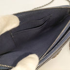 Chanel Boy Chain Wallet in Navy Caviar Leather — view 7