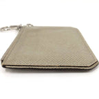 Louis Vuitton Pochette Cles Coin Case Taiga Leather Beige — view 6