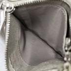 Louis Vuitton Pochette Cles Coin Case Taiga Leather Beige — view 9