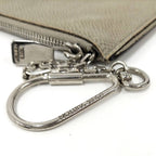 Louis Vuitton Pochette Cles Coin Case Taiga Leather Beige — view 4