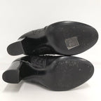 Chanel Chain Ankle Boots Leather Black Size 35 — view 8