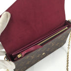 Louis Vuitton Pochette Felicie Chain Shoulder Bag Monogram — view 6
