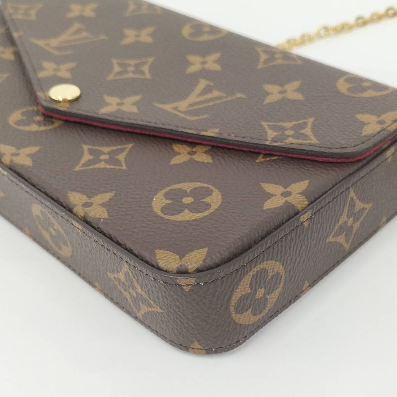 Louis Vuitton Pochette Felicie Chain Shoulder Bag Monogram — view 3