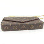 Louis Vuitton Pochette Felicie Chain Shoulder Bag Monogram — view 5