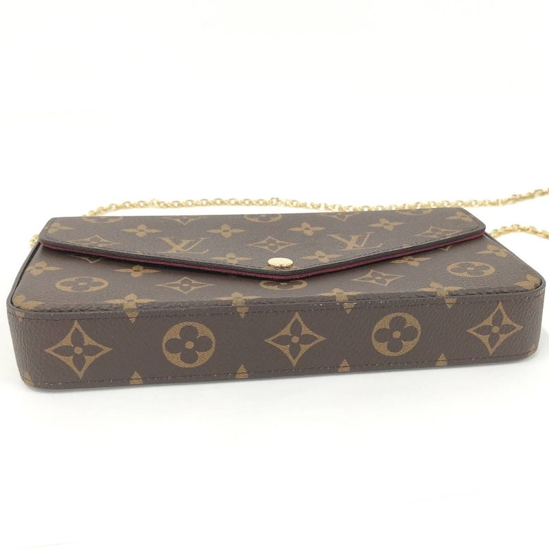 Louis Vuitton Pochette Felicie Chain Shoulder Bag Monogram — view 5