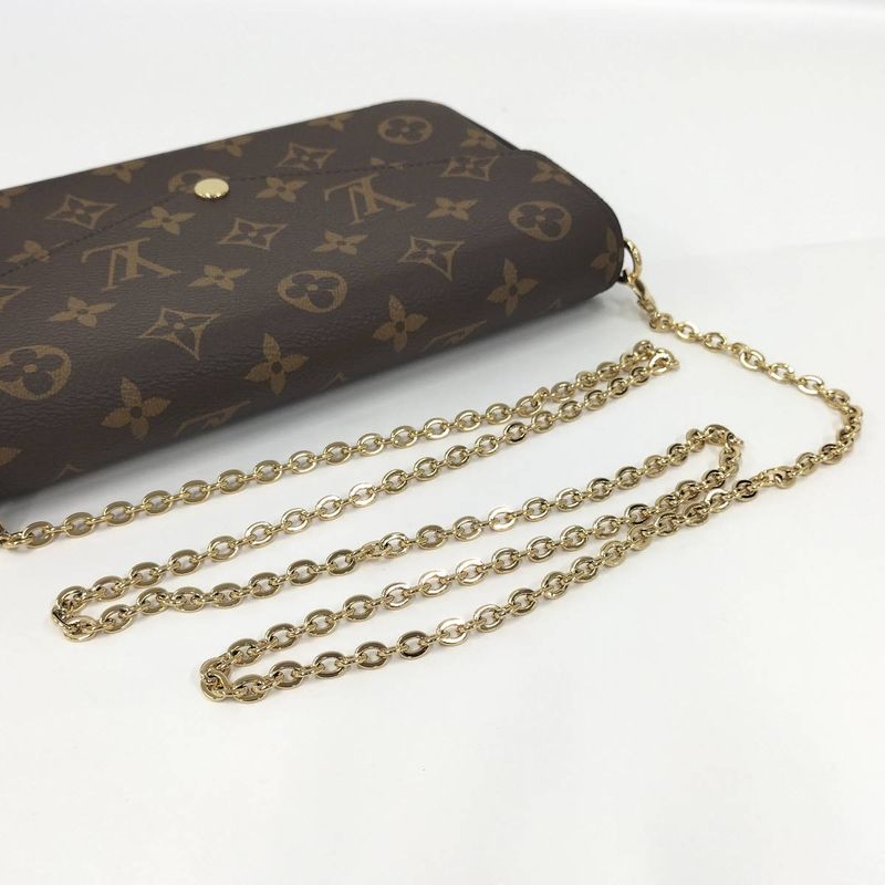 Louis Vuitton Pochette Felicie Chain Shoulder Bag Monogram — view 4