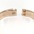 Louis Vuitton Cuff Nanogram Bracelet S Size Plated Silver Pink — view 9