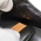 Louis Vuitton Sneakers Monogram Mini Canvas Leather Brown Black Size 36 1 2 — view 9
