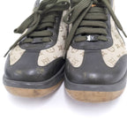 Louis Vuitton Sneakers Monogram Mini Canvas Leather Brown Black Size 36 1 2 — view 5