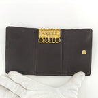 Celine 6-Link Key Case Macadam Canvas Brown
