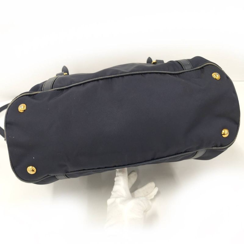 Prada 2 way Shoulder Bag Nylon Navy 1 Bg253 — view 7