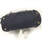 Prada 2 way Shoulder Bag Nylon Navy 1 Bg253 — view 7