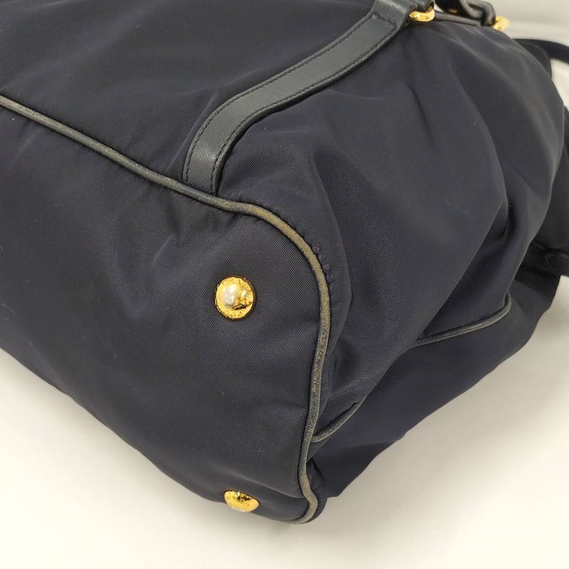 Prada 2 way Shoulder Bag Nylon Navy 1 Bg253 — view 3