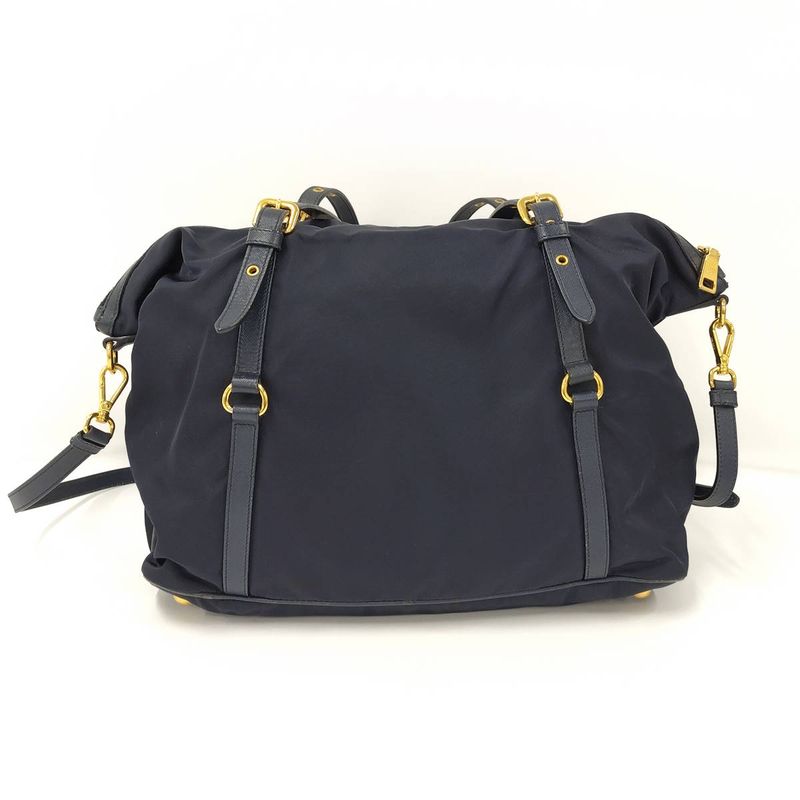Prada 2 way Shoulder Bag Nylon Navy 1 Bg253 — view 2