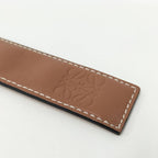 Loewe Bangle Anagram Print Leather Brown — view 9