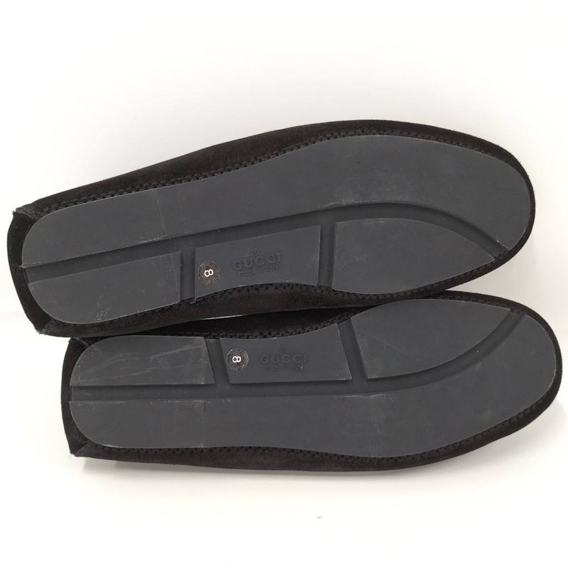 Gucci Loafers Horsebit Suede Black — view 7