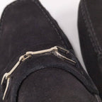 Gucci Loafers Horsebit Suede Black — view 8