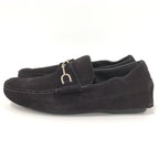 Gucci Loafers Horsebit Suede Black — view 2