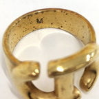 Christian Dior Ring CD Logo Plated GP Gold Size — view 9