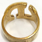 Christian Dior Ring CD Logo Plated GP Gold Size — view 7