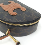 Celine Half Moon Case Leather Brown 10K642 ecm.04 lu — view 6