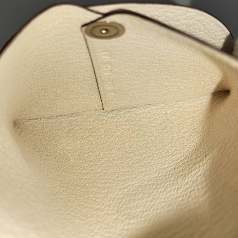 Hermes Coin Case Bastia Leather White Stamped — view 8