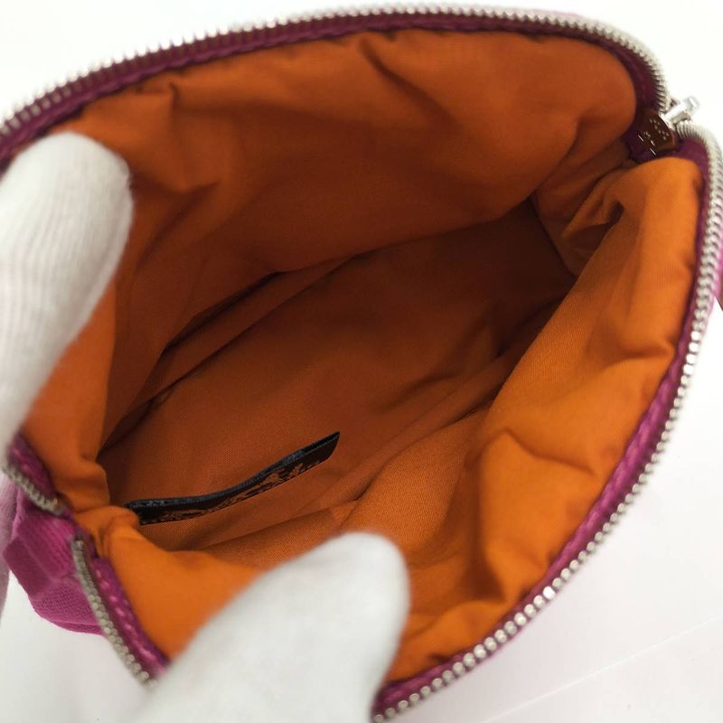 Hermes Bolide Pouch 16 Mini Canvas Pink — view 7