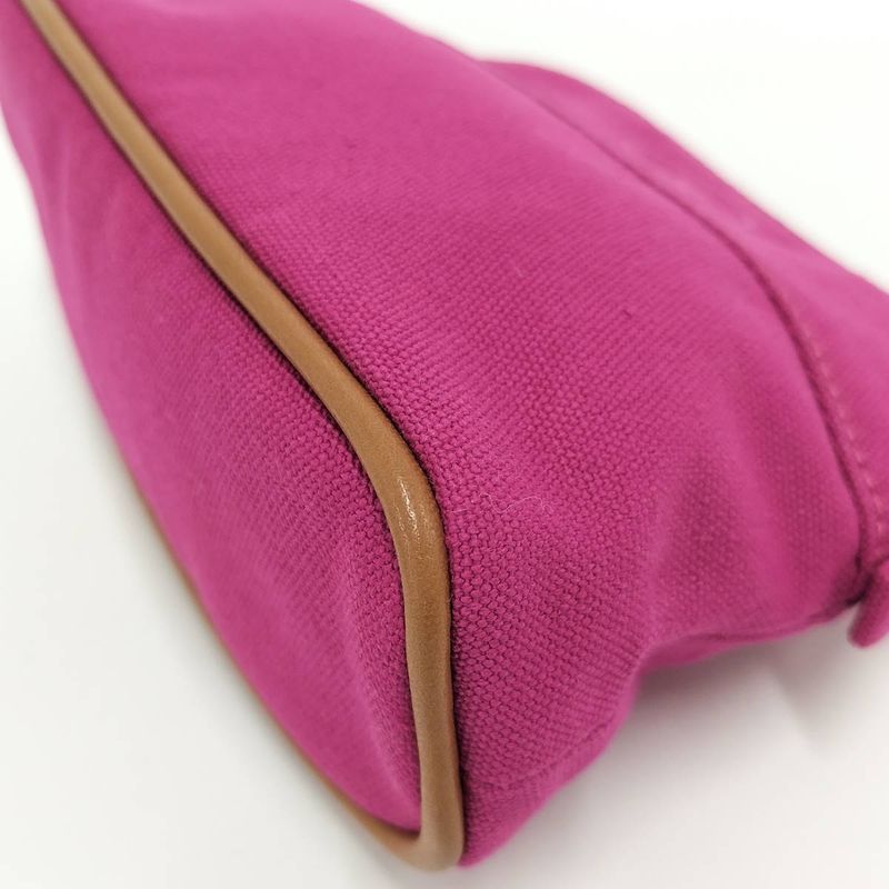 Hermes Bolide Pouch 16 Mini Canvas Pink — view 3