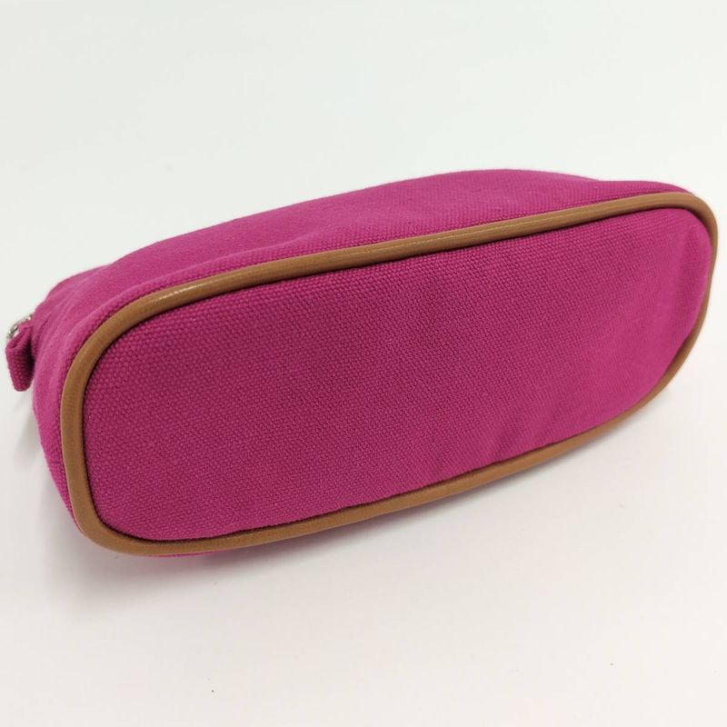 Hermes Bolide Pouch 16 Mini Canvas Pink — view 4