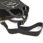 Prada Canapa Tote 2-Way Bag Canvas Black 1 Bg439 — view 8
