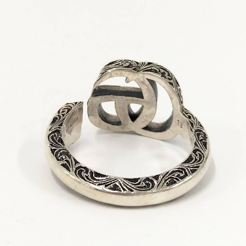 Gucci Ring GG Marmont Double G 925 Silver — view 4