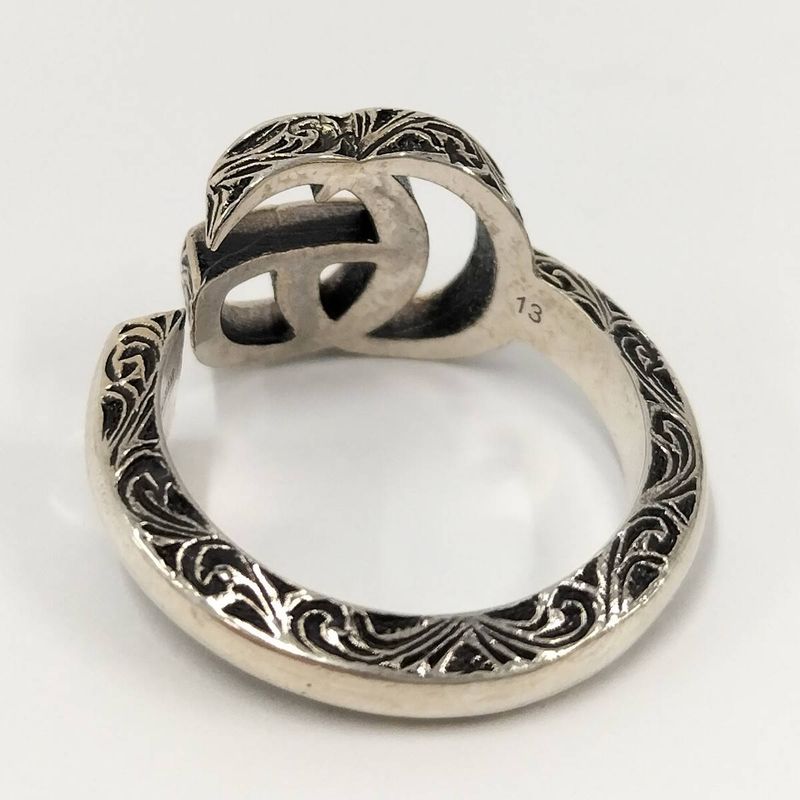 Gucci Ring GG Marmont Double G 925 Silver — view 7