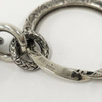 Gucci Key Holder Ring Interlocking G Arabesque SV 925 Silver — view 6