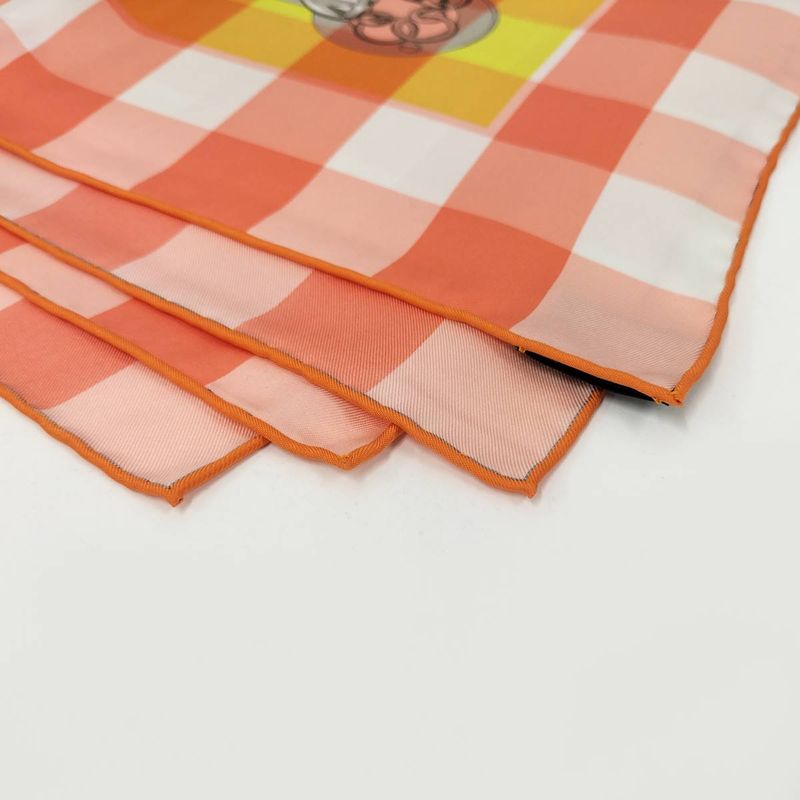 Hermes Carre 90 100% Silk Nors Et Courmettes — view 6
