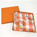 Hermes Carre 90 100% Silk Nors Et Courmettes — view 9