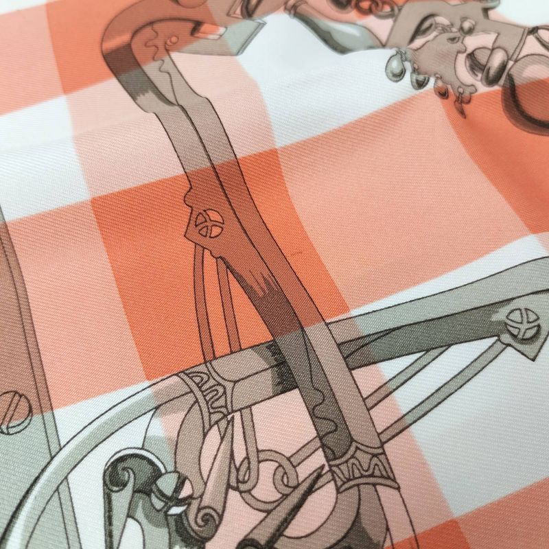 Hermes Carre 90 100% Silk Nors Et Courmettes — view 7
