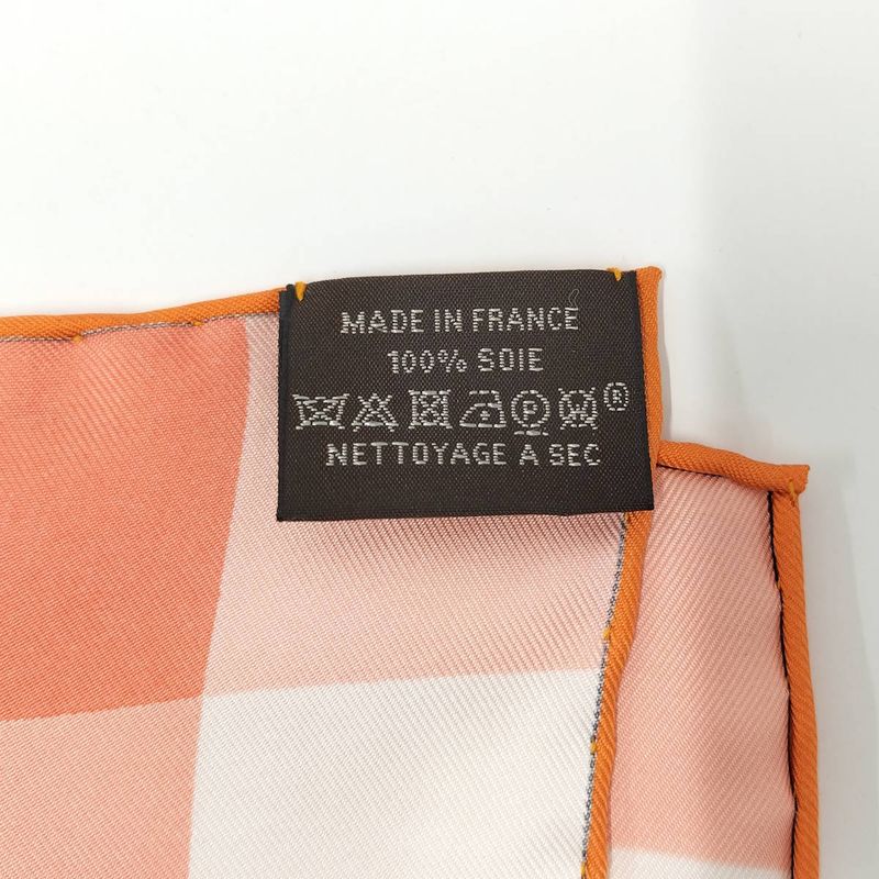 Hermes Carre 90 100% Silk Nors Et Courmettes — view 8
