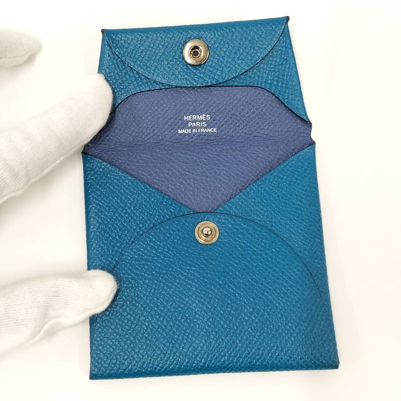 Hermes Bastia Coin Case Leather Stamped — view 2